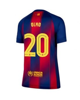 Billige Fotballdrakt Barcelona Dani Olmo #20 Replika Hjemmedrakt Dame 2025-26 Kortermet